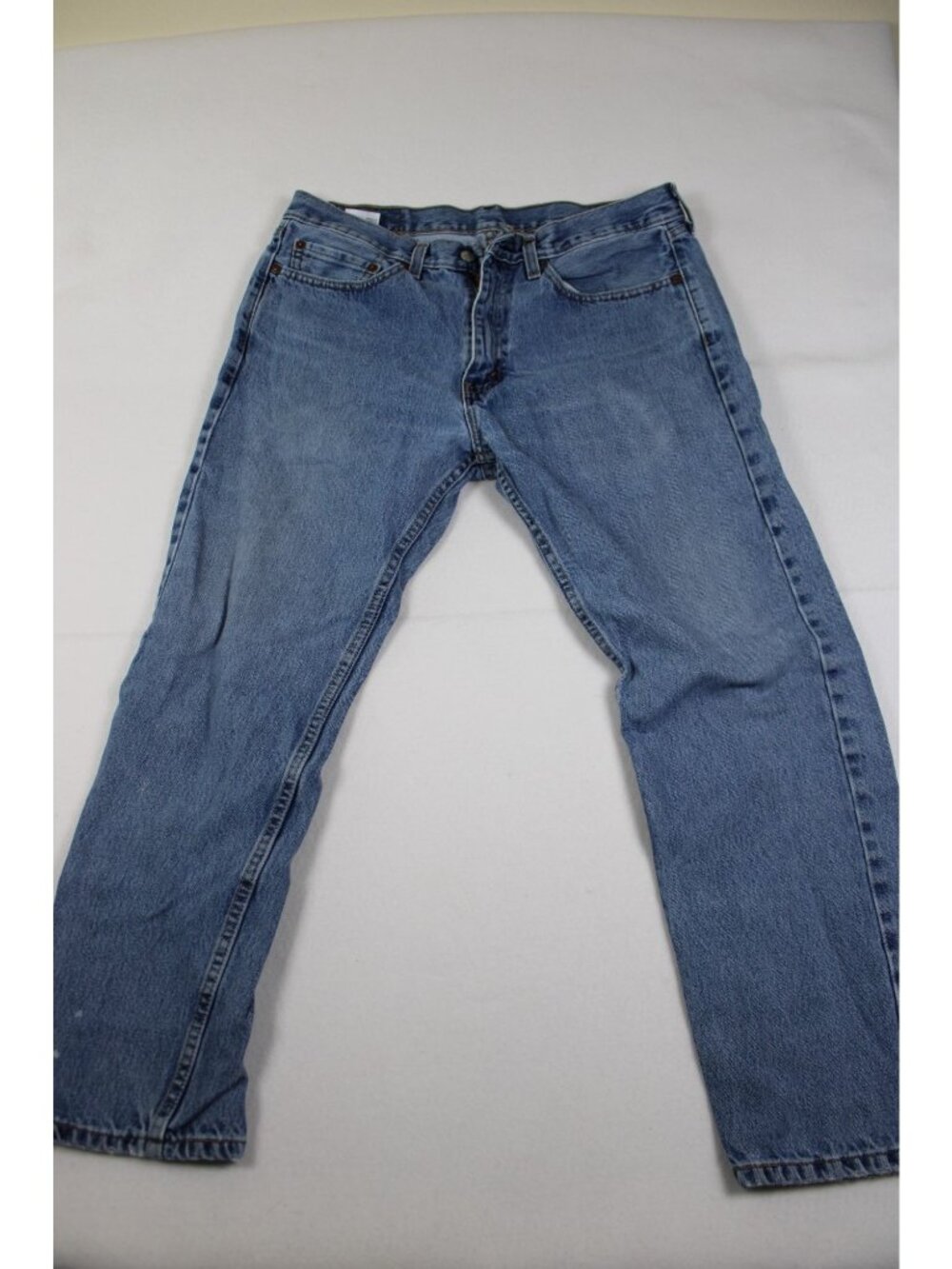 Levis 501 Mens Blue Denim Jeans W34 L29 Classic Straight Fit